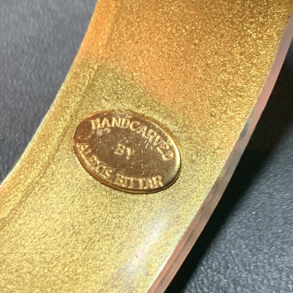 Alexis Bittar Lucite Hinged Bracelet - Picture 9 of 12